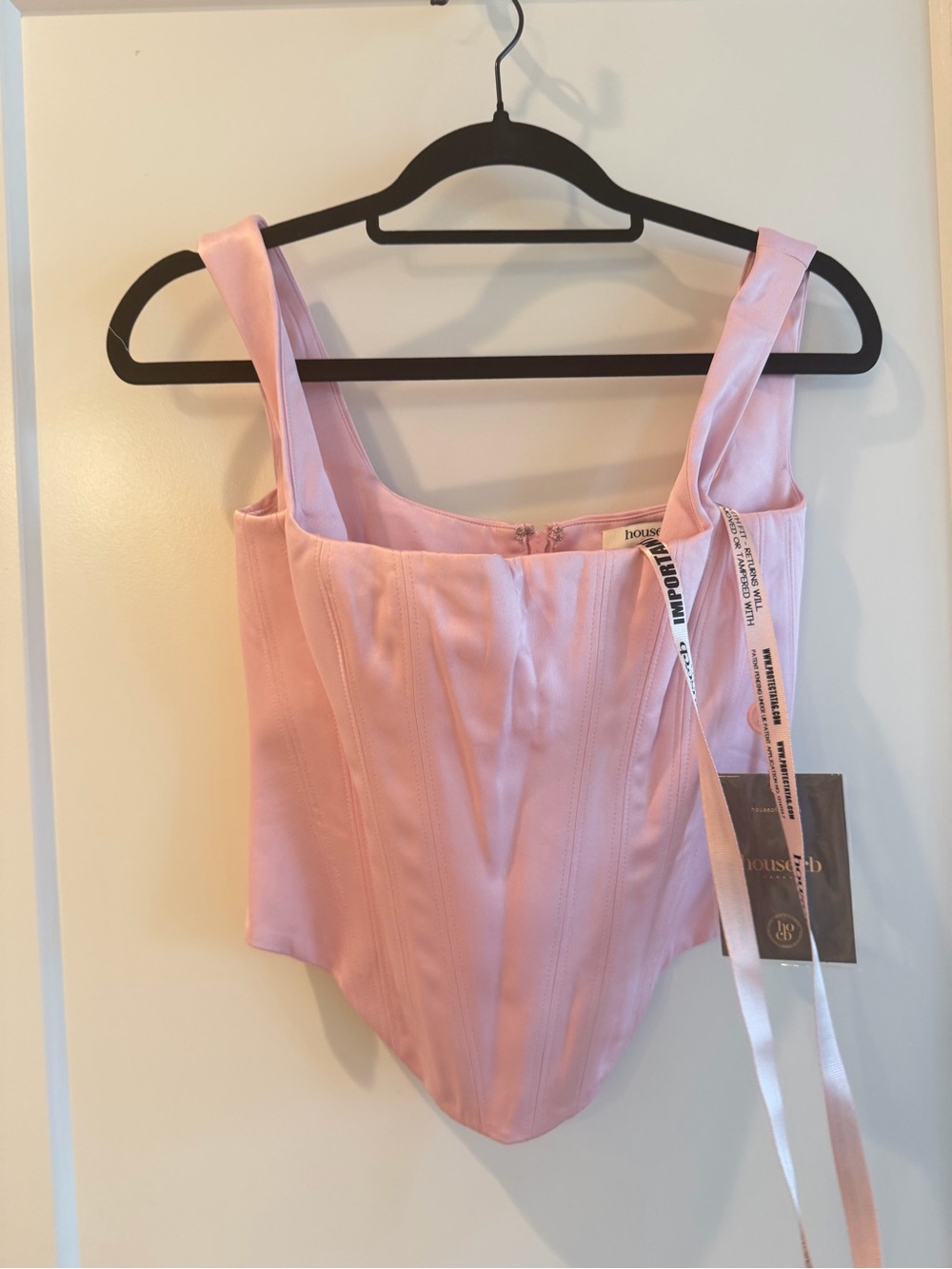 House of CB Pale Pink Corset Top